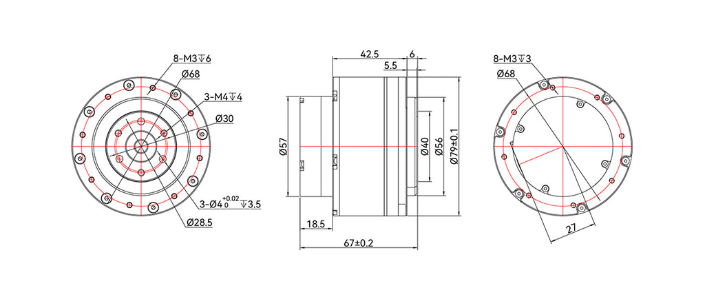 CubeMars AK60-39 V3.0 KV80 with Driver