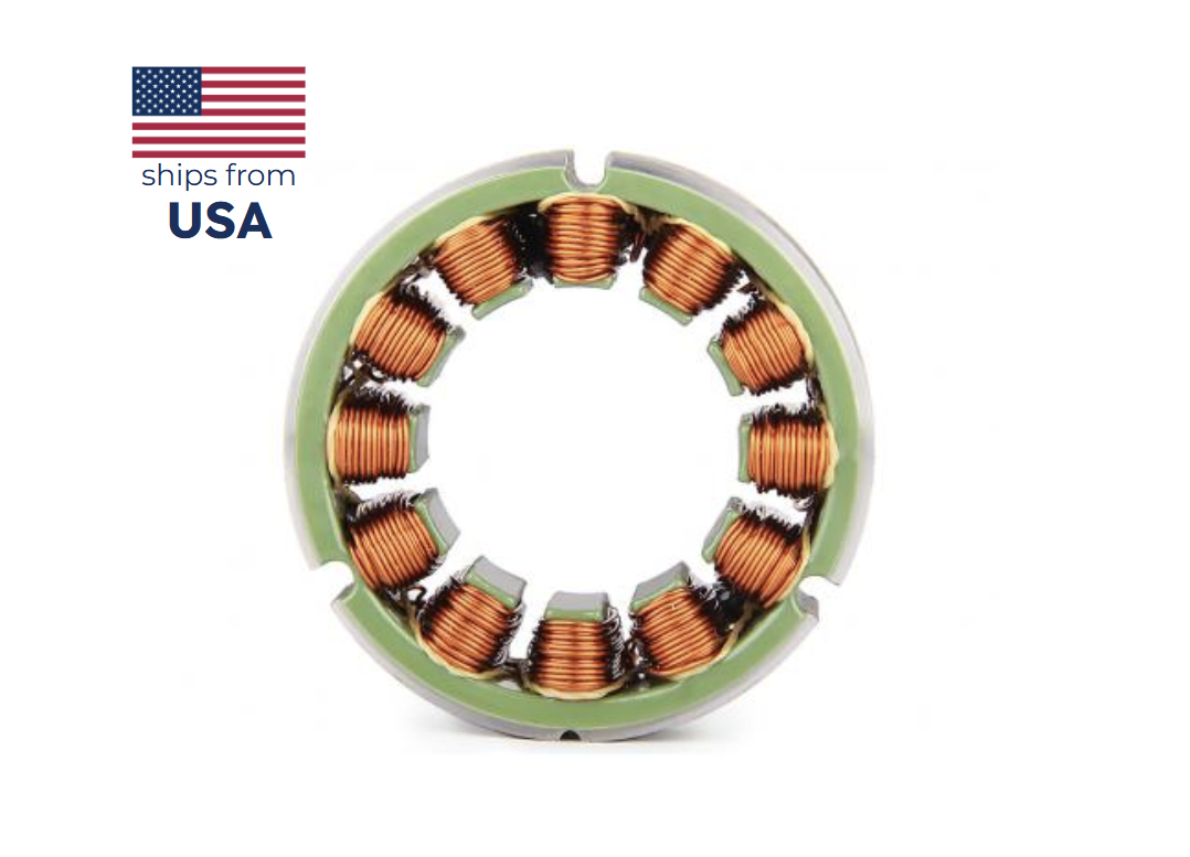 CubeMars RI50 KV100 Frameless Inrunner Torque Motor (with Hall Sensor)