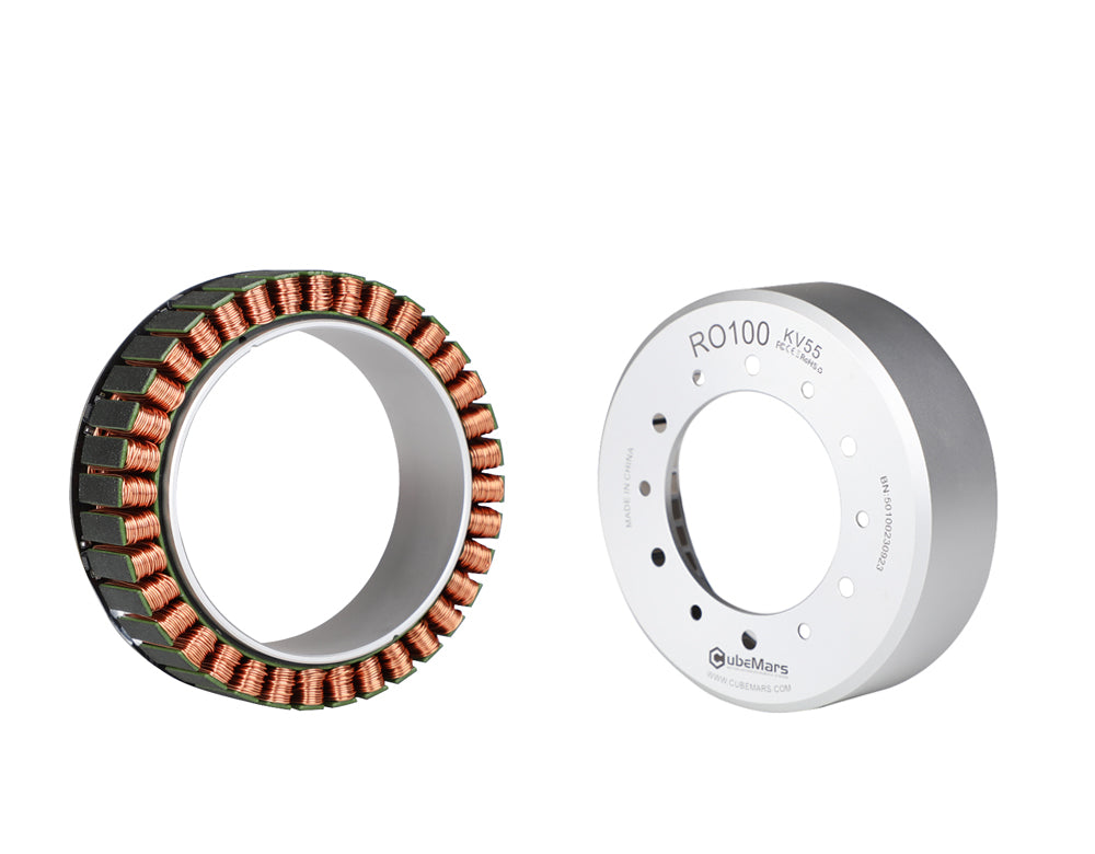 CubeMars RO100 KV55 Frameless Outrunner Torque Motor